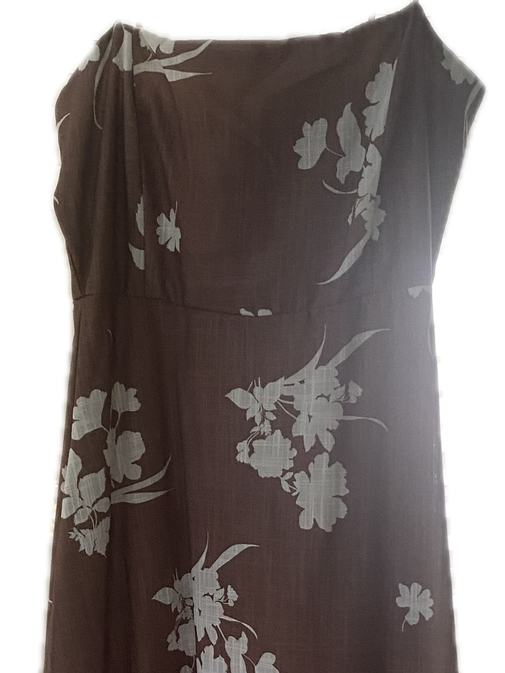 Mahina  Linen Hawaii maxi dress size M/8